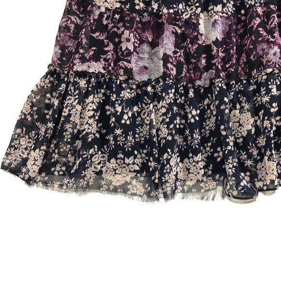 UO Kimchi Blue Floral Prairie Rose Tunic Babydoll Dress - Picture 5 of 9